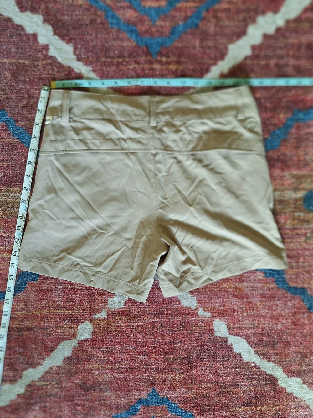 Magellan Outdoors Women's Tan Casual Shorts with Belt Loops